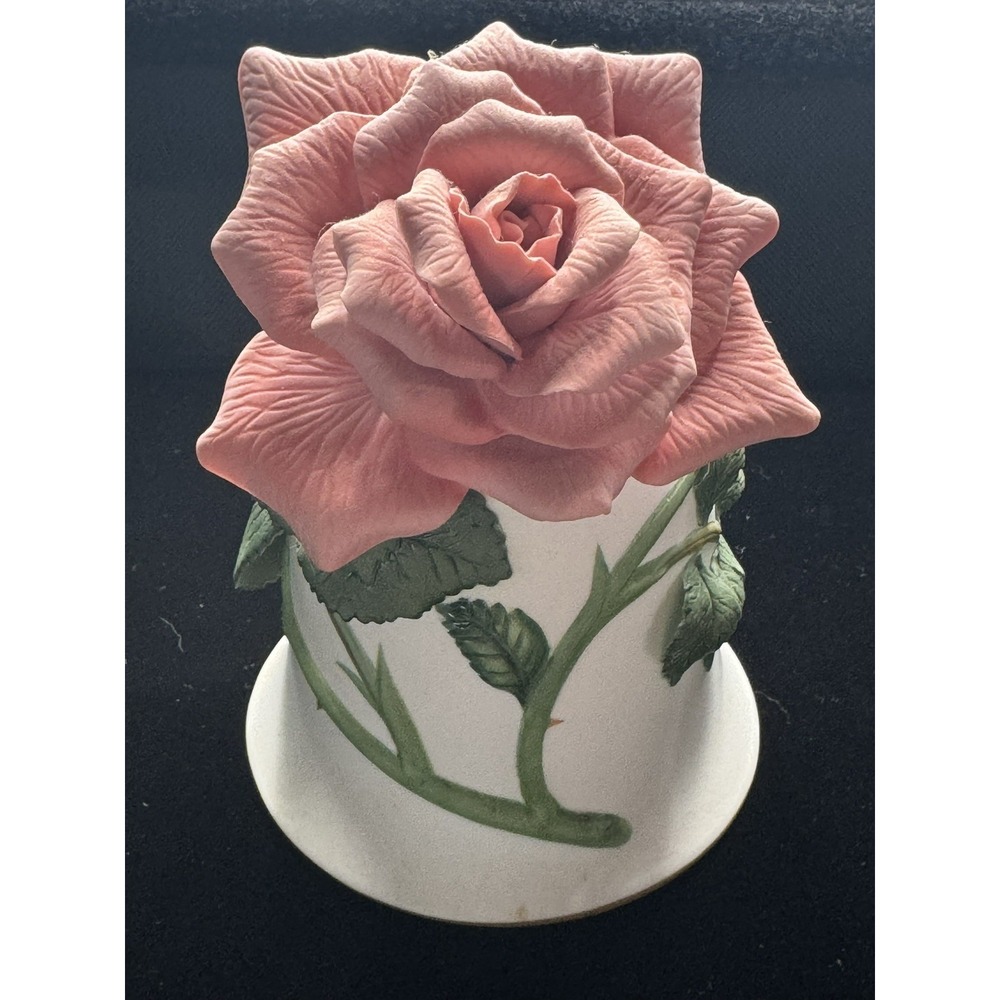 Sonia Rose Flower Bell Bone China 1983 Franklin Mint Jeanne Holgate Vintage